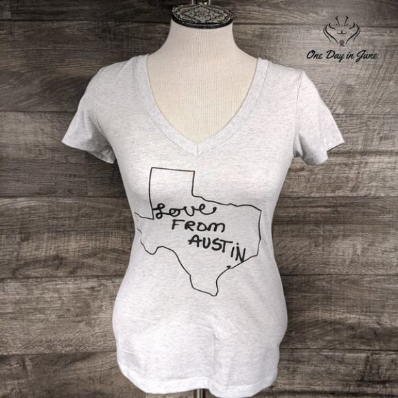 Next Level Apparel Love from Austin Tee Size M - Picture 1 of 2